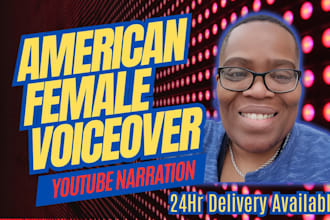 record a female youtube documentary narration voiceover