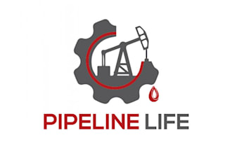 create innovative and imaginative pipeline life logo design