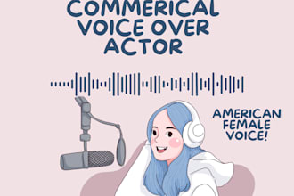 be your female american voice over for videos and ads