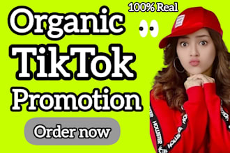 grow and promote your tiktok account organically