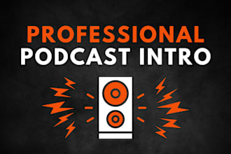 create your audio podcast intro