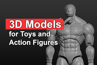 sculpt characters for action figures and toys from scratch