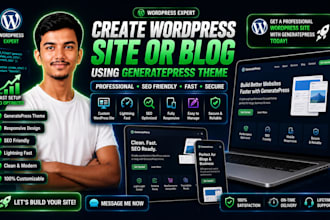 install setup generatepress, astra pro, elementor pro, wp rocket, rankmat pro