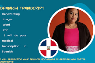 digital transcription of general and medical texts in spanish