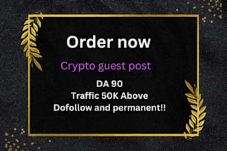 do write and publish guest post on 20 crypto news website