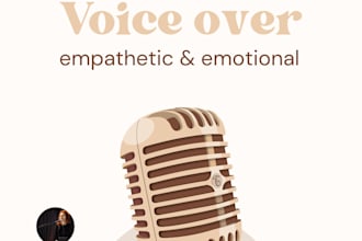 record empathetic and emotional bosnian voice over