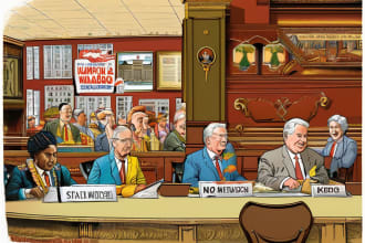 draw political caricature and cartoon illustration