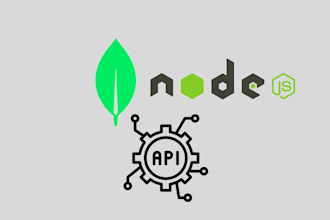 develop backend api with node express with mongodb and sql