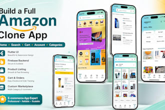 develop a secure and responsive ecommerce application for IOS and android