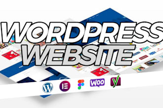 create a wordpress website or resolve any problem you got