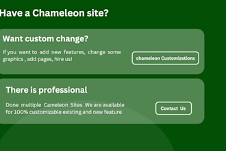 add new features or customization for chameleon social and dating software