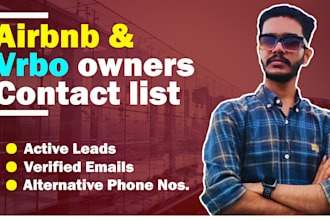 provide vrbo and airbnb homeowners contact list for USA