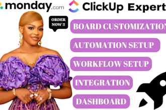 setup monday project management with monday crm on monday com workflow clickup