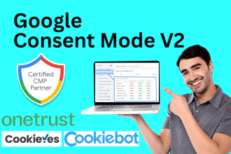 setup advanced google consent mode v2, cookie consent banner, gdpr or ccpa GTM