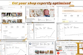 improve etsy shop, store virtual assistance, SEO creation listing to boost sale