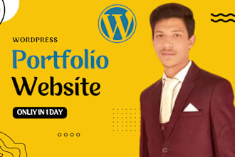 design personal portfolio website or business website for you