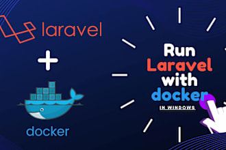 fix php script  laravel application mysql issue and setup in docker