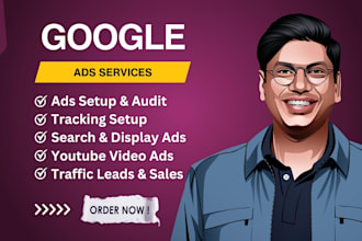 create and manage your google ads adwords PPC campaigns