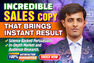 write sales multiplying high converting sales copy and sales email for you