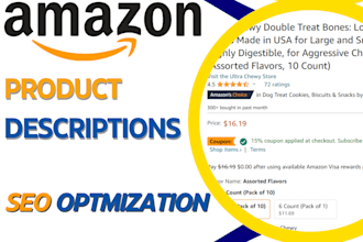 do amazon product descriptions, titles and bullets