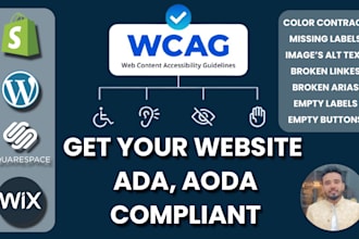 make your website ada, aoda, and wcag compliant through code