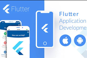 do flutter app development, ai app, web application, react native, ar app, saas