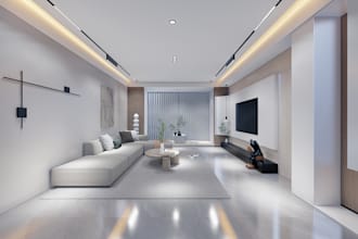 design stunning 3d interior renders for home and office