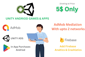 implement ads, in app purchase in your unity projects