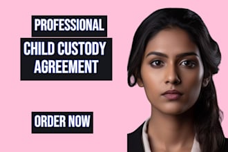help as child custody lawyer for custody agreement, support and legal advice