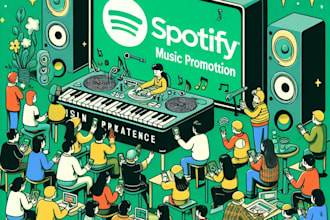 promote your album music to gain monthly listeners