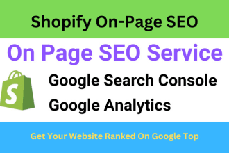 do shopify on page seo optimization by a top rated seller