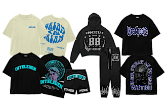 design artsy streetwear urban clothing to elevate your brand