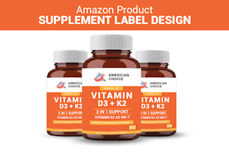 do label design, supplement label design, bottle label design, product label