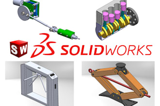 design your 3d mechanical components in solidworks