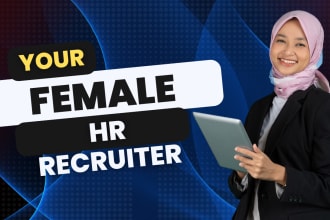 your female candidate sourcing HR recruiter consulting and outreach manager