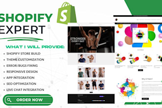 shopify theme customization and bug fixes