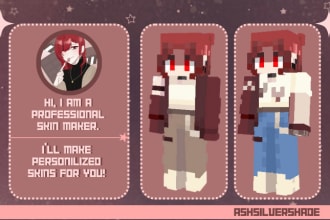 make custom high quality minecraft skin