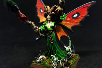 paint your miniatures for wargames or board games