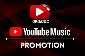 do organic youtube video and music promotion