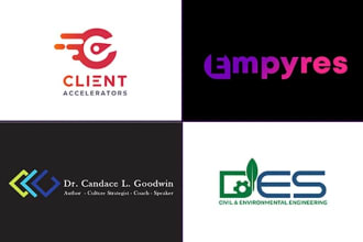 create a financial accounting and consulting logo design