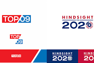 design political yard sign or lawn sign, logo for your election campaign