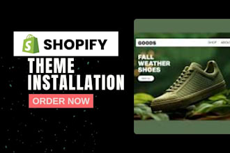 install and setup shopify app and premium theme to your store