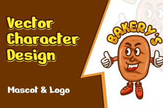 create custom food mascot character with adobe illustrator