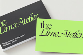 design double sided business card design print ready