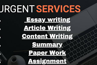 do urgent essay writing as an professional essay writer