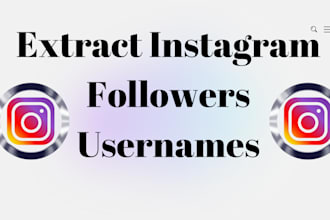 extract instagram followers usernames