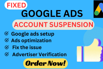 setup reactive google ads account suspension issue is fixed