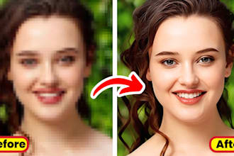 enhance, improve, unblur, restore, sharpen, upscale, enlarge low quality photos