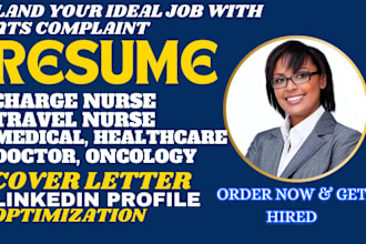 write 24hrs medical resume, healthcare, phlebotomist, doctor, nursing resume