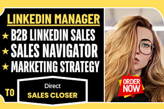 do linkedin b2b marketing manager, cold calling and sales closer